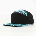 black front with palms and black back