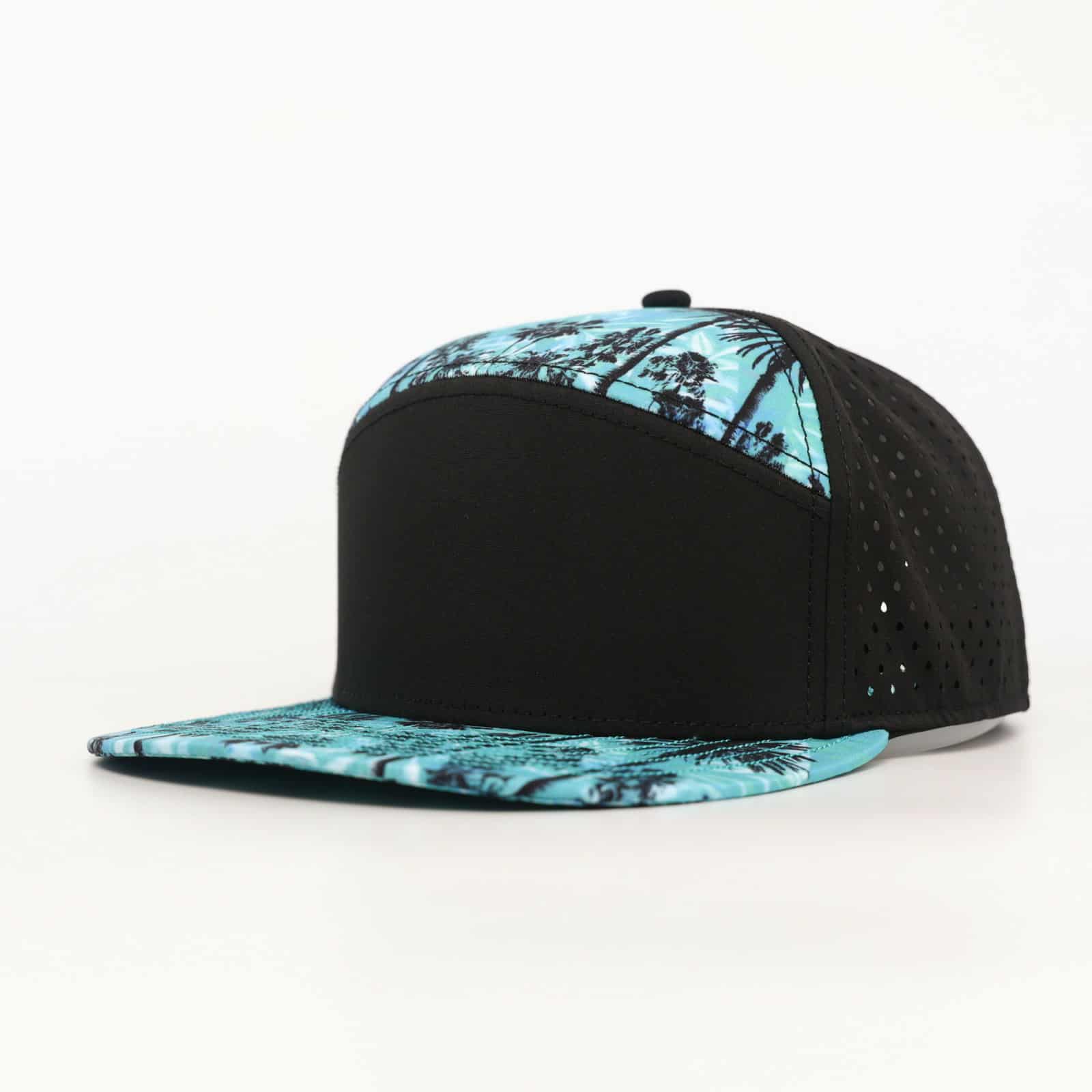 black front with palms and black back