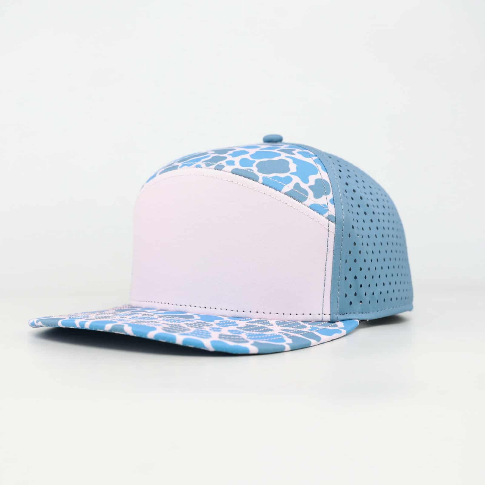 light shade of pink front with blue camo