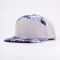 grey front with palm palms leaf prints and grey back