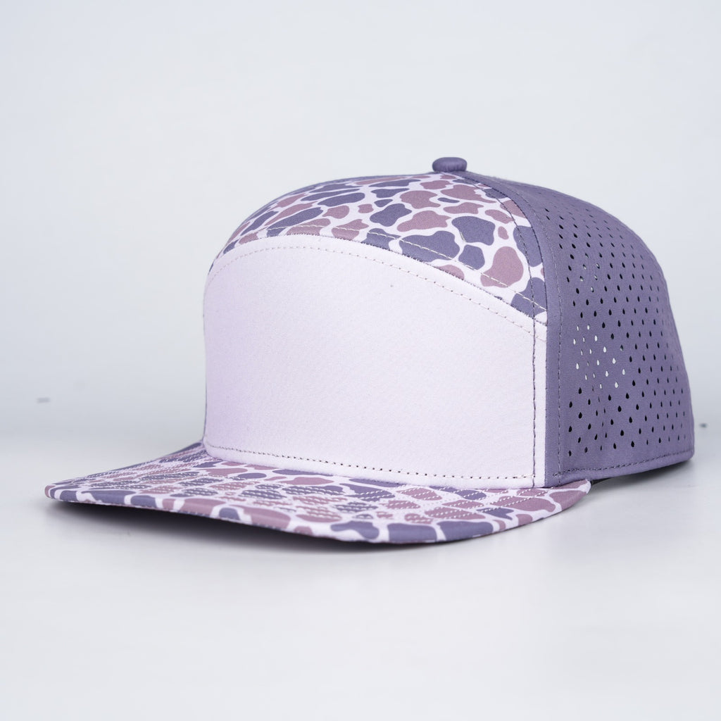 light shade of pink front with pink and grey camo