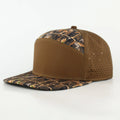 Stick'em Deep Youth Dark Green Multicolor Animal Print Alligator Camo Flat Bill Snapback – Dark Green Back — front view